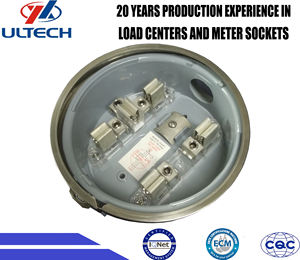 Boîtier en aluminium GYB100 100A, monophasé, pour compteur <span class=keywords><strong>d</strong></span>'énergie, socle rond pour compteur, 5 mâchoires/<span class=keywords><strong>borne</strong></span> - Product Image 2