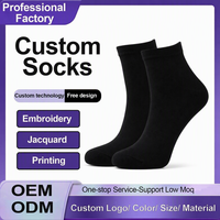 Chaussettes personnalisées à la mode, broderie de logo DIY, chaussettes en coton doux personnalisées pour un usage quotidien, vente en gros