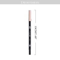 Stylos à pointe oblique Dragonfly pour aquarelle, marqueurs pinceaux colorés, 50 couleurs rose orange gris