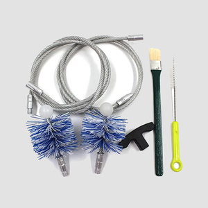 Brosse de nettoyage pour cheminée et chaudière en câble métallique, haute flexibilité, facile à ranger - Product Image 1