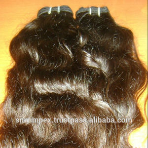 ไม่แยกไม่มีกลิ่นไม่ดีขายส่งอินเดียคลื่นลึกผมขยายผมธรรมชาติเท่านั้น - Product Image 1