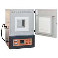 Horno de mufla de laboratorio de tratamiento térmico eléctrico de alta temperatura 1000-1700 grados horno de cámara de caja equipo de calefacción