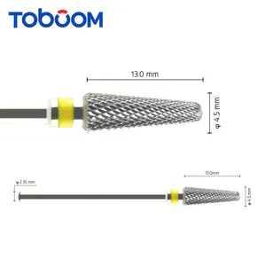 Toboom bor gigi karbida, th2113 kualitas tinggi grosir bor gigi Tungsten Carbide Burs listrik Ce Handpiece Kit