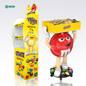 Tùy chỉnh các tông sóng sàn hiển thị đứng bán lẻ kẹo hiển thị đứng Snack Rack hiển thị cho cửa hàng bán lẻ - Product Image 2