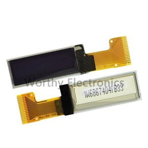 Resolución 128X32 matriz de puntos pantalla LCD blanca/azul/amarilla controlador de 15 pines SSD1306 pantalla OLED de 0,91 pulgadas interfaz SPI I2C - Product Image 5