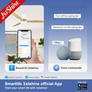 Ventilador <span class=keywords><strong>de</strong></span> techo LED 1stshine <span class=keywords><strong>de</strong></span> baja potencia, ahorro <span class=keywords><strong>de</strong></span> energía, luces Led <span class=keywords><strong>de</strong></span> aire <span class=keywords><strong>de</strong></span> montaña para interiores, Control remoto, ventilador <span class=keywords><strong>de</strong></span> techo LED <span class=keywords><strong>de</strong></span> madera <span class=keywords><strong>de</strong></span> 220V CC - Product Image 6