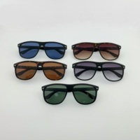 Lunettes de soleil Finewell FW2509 personnalisées avec logo, monture dorée intégrale ovale, polarisées UV400, style rétro classique en acétate, pour femmes et hommes, échantillon