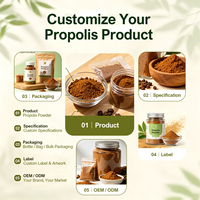 Ingrédient en poudre à base de propolis BEEHALL pour les compléments alimentaires et les produits de soins personnels