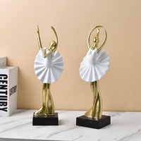Nordique ins Style Ballet Filles Danse Figures Résine Artisanat Décoration Maison Salon Chambre Table Bureau Art Décoration Cadeaux