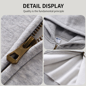 Hoodie court oversize OEM en coton épais, style streetwear vintage vieilli, coupe carrée, délavé à l'acide, impression personnalisée - Product Image 5