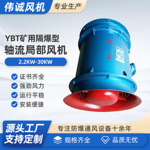 Ventilateur axial anti-explosion YBT/FBY pour la ventilation locale dans les mines de charbon et les tunnels pour l'exploitation minière - Product Image 4