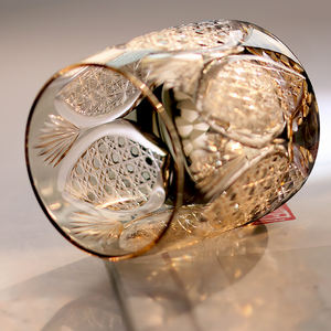 Whisky Glass Edo Kiriko Cristalería Color ámbar Hotel al por mayor y al por menor Aceptar personalización - Product Image 4