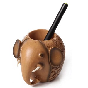 Creative home decoration desk storage box Elephant pen holder accessories home Pencil holder organizer Pen container Pen Holder