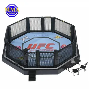 ONEMAX MMA UFC 팔각형 케이지 패션쇼 맞춤형 크기 로고 미끄럼 방지 권투 대회를 위해 조립하기 쉬운