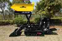 ANT BY800 Mini-Baggerlader - Multifunktionaler Selbstentladender Raupenlader mit Zahnradpumpe, 13,5 PS Motor, Elektrostart, Hochleistung