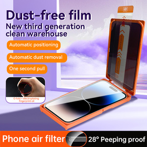 Kit d'application facile, protection d'écran en verre trempé sans poussière pour <span class=keywords><strong>iPhone</strong></span> 11 12 13 14 15 16 17 Pro Max 17 Air - Product Image 2
