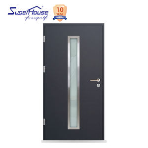 Входные двери-гармошки из алюминиевого сплава для вилл: современные, стеклянные, ветрозащитные, на заказ, из нержавеющей стали - Product Image 4