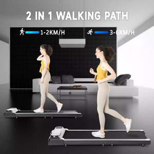 High Electric Easy-<strong>Foldable</strong> Wood Design Exercise <strong>Treadmill</strong> Workout Station Multifunction Home Fitness Walking LED Wireless