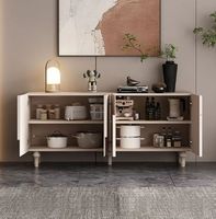 Meuble de rangement commercial multifonctionnel de luxe léger, buffet de salle à manger, meuble à thé pour salon
