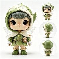 Meiyantoys OEM Figura de acción coleccionable de resina, muñeco de acción de dibujos animados de hadas y elfos de resina personalizado, juguete sorpresa para festivales para niños