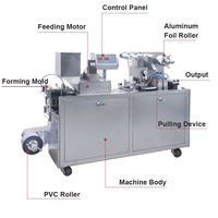 Automatique Alu Alu PVC Beurre Miel Liquide Emballage Médical Pilule Comprimé Capsule Blister Emballage Formant La Machine De Scellage