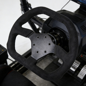 Volant de course en suède premium de 310 mm en forme de D, logo personnalisé, volant de course professionnel pour drift et <span class=keywords><strong>circuit</strong></span>, directement de l'usine - Product Image 1