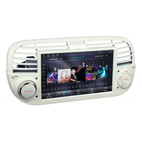 Radio Mobil Android 7 inci untuk Fiat C500 2007-2015, Android Auto Wireless CarPlay, WiFi Terintegrasi, MP3, USB, 1024x600
