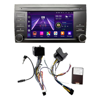 Vente en gros d'un système de navigation automobile Android 7 pouces tout-en-un avec boutons, caméra de recul et CarPlay pour Porsche Cayenne