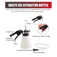 Vente chaude 2024 pompe d'extraction d'huile extracteur de fluide automobile système de freinage de voiture 1L Kit de purge de frein de liquide pneumatique