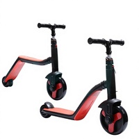 Trottinette d'équilibre 2-en-1 moderne pour enfants avec frein arrière