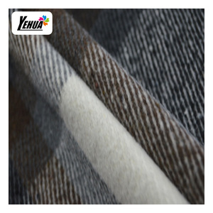 Hot Bán Sản Xuất Phổ Biến Tùy Chỉnh Thiết Kế 100% Cotton/CVC/TC Kiểm Tra/Sợi Nhuộm Flannel Vải - Product Image 6