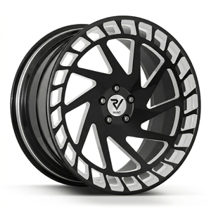 Rines <span class=keywords><strong>de</strong></span> Aleación Forjados Estilo 437M <span class=keywords><strong>de</strong></span> 19, 20, 21, 22 y 23 Pulgadas Personalizados para BMW F80 M3 F82 M4 5x120, Negro Brillante Pulido, Ligeros - Product Image 2
