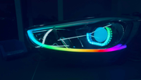 Nouvel ensemble de phares LED à commande par application Bluetooth pour Hyundai Accent Sedan 2013 2018 2019 2020 2021 2022