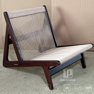 Sillas Cuadradas de Madera Marrón al por Mayor, Sillas Cómodas para Sala de Estar, Hotel, Apartamento, Oficina, Edificio - Product Image 2