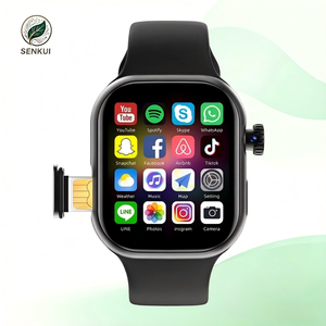 Reloj Inteligente con Red 5G, Tarjeta <span class=keywords><strong>SIM</strong></span>, GPS, Llamadas, Monitor de Ritmo Cardíaco, Pantalla HD, Correa de Silicona Líquida, Brújula - Product Image 1