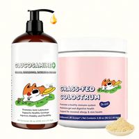 Glucosamine liquide et poudre de colostrum et multivitamines pour chien pour le bien-être et la santé des chiens d'aujourd'hui