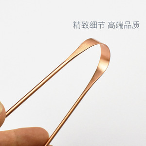 Manufacturer of copper-colored tongue scrapers, tongue cleaners, tongue scrapers, tongue brushes, tongue cleaning, oral care. - Product Image 4