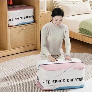 Vacuum <b>Compression</b> <b>Bags</b> Rectangle Thickened 3D Press Type For Bedroom Clothing Storage - Product Image 2