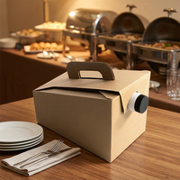 Boîtes d'expédition jetables en papier kraft pour café, vin, jus et bière - Recyclables, épaisseur 2 mm, personnalisables, fournitures pour cafés