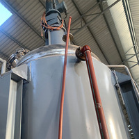Réacteur en acier inoxydable à enveloppe avec condenseur et pompe, résine de formaldéhyde Phew