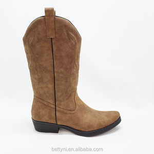 <span class=keywords><strong>Stivali</strong></span> da Cowboy in pelle marrone di ultimo Design <span class=keywords><strong>stivali</strong></span> da Cowboy alti con <span class=keywords><strong>tacco</strong></span> a metà taglio <span class=keywords><strong>stivali</strong></span> da Cowboy occidentali - Product Image 2