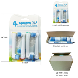Têtes de <span class=keywords><strong>brosse</strong></span> de rechange pour le nettoyage doux des dents sensibles en nylon Dupont moyen adaptées à la tête de <span class=keywords><strong>brosse</strong></span> à dents électrique orale - Product Image 6