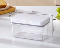 Boîte de conservation pour beurre, dispositif d'emballage hermétique, 250g pour diviser et conserver 500g de fromage à la crème