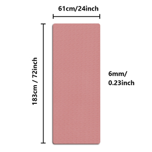 Juego de colchonetas de yoga gruesas TPE respetuosas con el medio ambiente, colchoneta de ejercicio con logotipo personalizado antideslizante con correa duradera y práctica - Product Image 6