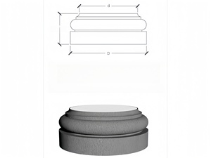 Base <span class=keywords><strong>per</strong></span> Colonne Romane in EPS Stile Europeo <span class=keywords><strong>per</strong></span> <span class=keywords><strong>Pilastri</strong></span> Decorativi Rotondi Cavi da Esterno e Stampi <span class=keywords><strong>per</strong></span> Colonne in Cemento - Product Image 3