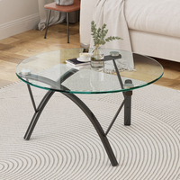 Panneau rond en verre trempé de 36 pouces avec finition émaillée épaisse, surface plane pour tables de café/salle à manger/patio (épaisseur de 2 à 19 mm)