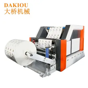 Dakiou JTCQ-D Automatique de papier à grande vitesse de poinçonnage et de découpe papier tasse ventilateur machine