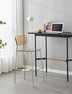 Siège moderne empilable <span class=keywords><strong>en</strong></span> plastique blanc fait à la main pieds <span class=keywords><strong>en</strong></span> métal chaises <span class=keywords><strong>de</strong></span> <span class=keywords><strong>bar</strong></span> <span class=keywords><strong>tabouret</strong></span> <span class=keywords><strong>de</strong></span> <span class=keywords><strong>bar</strong></span> décontracté dossier <span class=keywords><strong>de</strong></span> <span class=keywords><strong>bar</strong></span> à thé chaise haute avec repose-pieds - Product Image 6