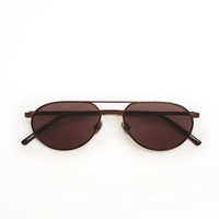 Lunettes de soleil Sifier en métal doré avec verres polarisés roses, légères, de sport, protection UV400 pour femmes et hommes