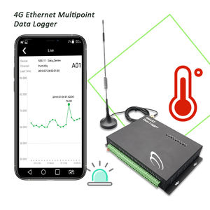 Enregistreur de données pour réseau 4G, enregistreur de données Ethernet multipoint mobile 4G, contrôleur de température et d'humidité - Product Image 6